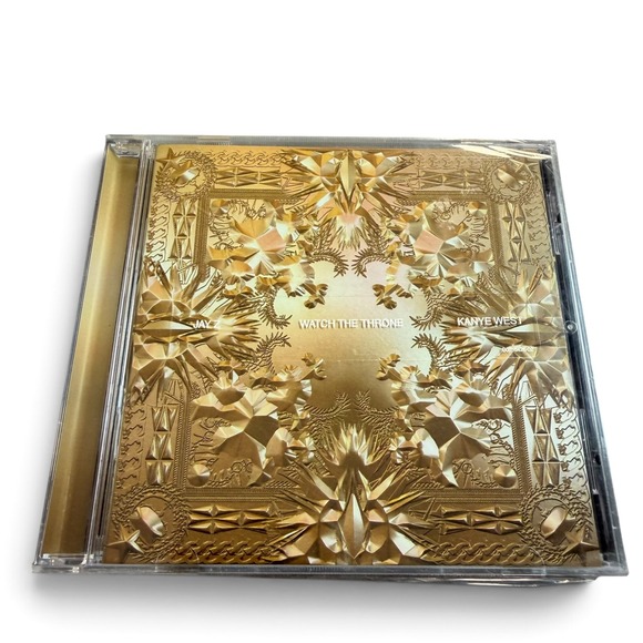 Jay-Z & Kanye West Other - Jay-Z Kanye West Watch The Throne CD Edited Version Gold Riccardo Tisci 2011